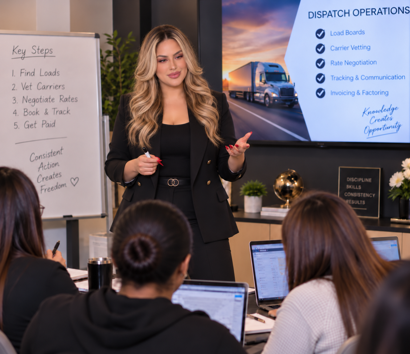 Trucking compliance and dispatch training
